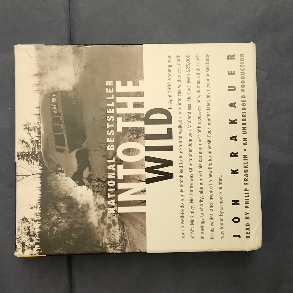 John Krakauer's- Into the Wild- 6 CD Audiobook Box Set